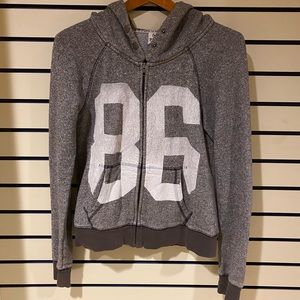 Victoria’s Secret PINK M zip up in grey